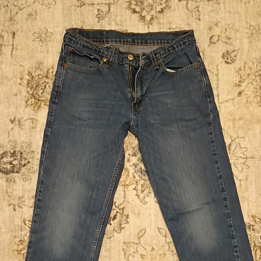 Levi's Men's Straight Jeans in Deep Blue
